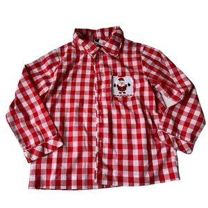 Banana Split Smocked Santa Top